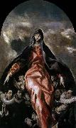 GRECO, El The Madonna of Charity Sweden oil painting artist